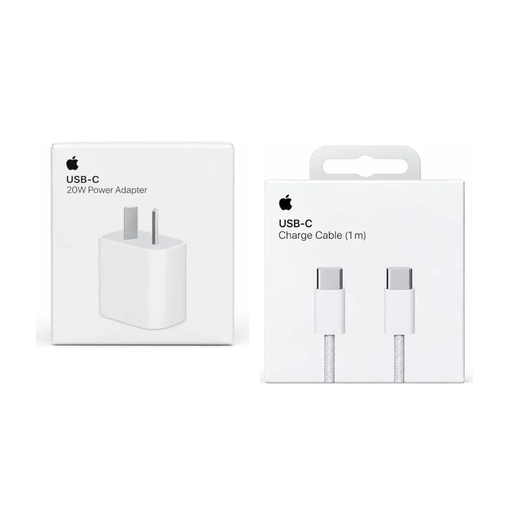 Combo cargador iPhone ficha tipo C